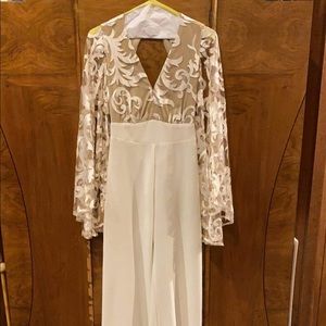 Bridal jumpsuit only worn one time and no longer need.